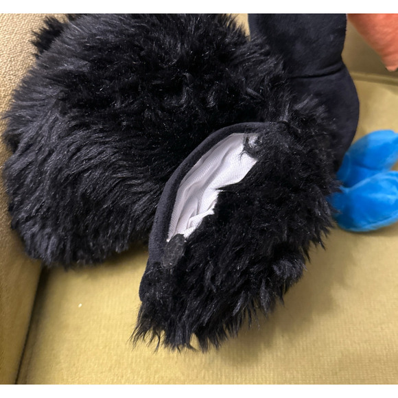 Scentsy Buddy Toucan Plush Stuffed Animal Black Orange Beak Blue Feet Retired - Picture 12 of 16